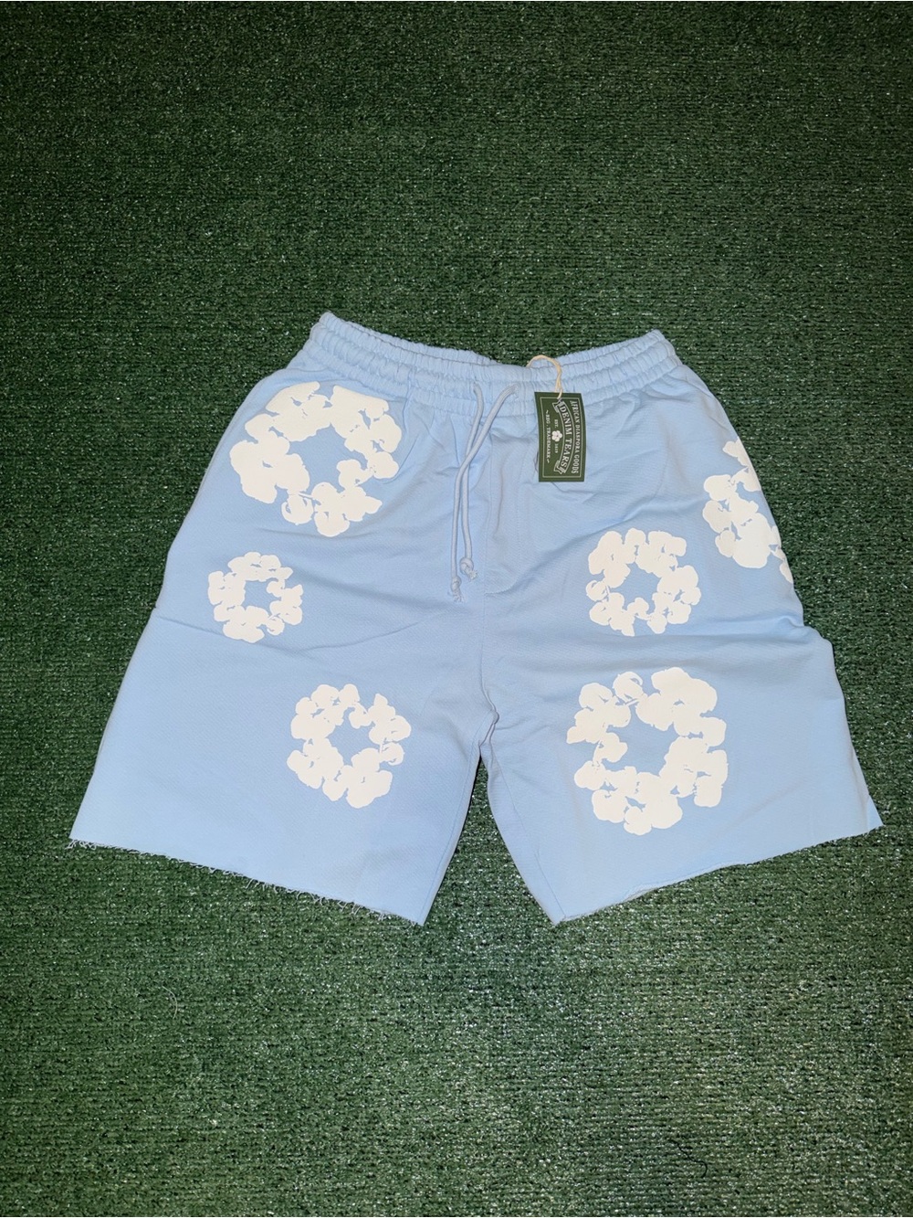 Light Blue Denim Tears Shorts (Medium)